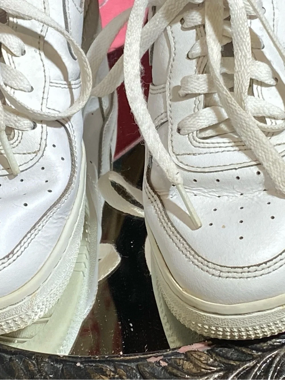 Nike White Kids' Air Force 1 Low Sneakers